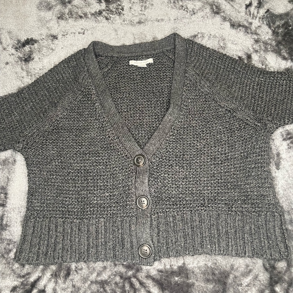 Gray American Eagle sweater.